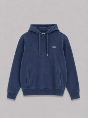 klassischer lacoste hoodie – vintage wash essential