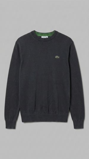vintage lacoste sweater black