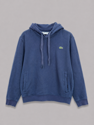 klassischer lacoste hoodie – vintage wash